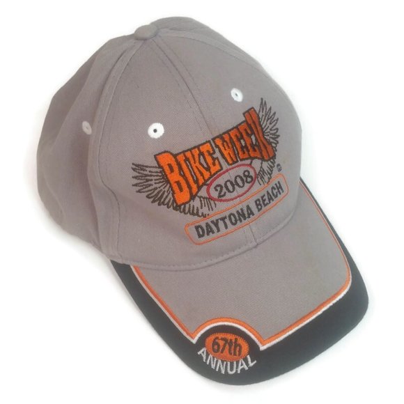 Bike Week 67th Annual 2008 Daytona Beach Florida Trucker Hat Biker Baseball Cap - Picture 2 of 8